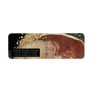RETURN ADDRESS LABEL : GUSTAV KLIMT : DANAE