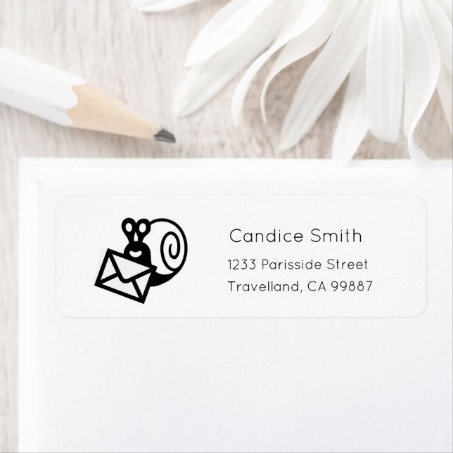 Return Address Label, Snail Label (Insitu)