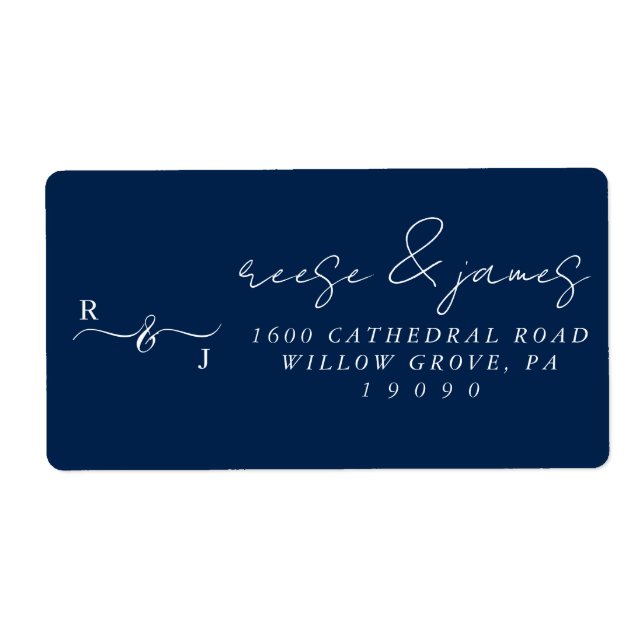 Return address label-Title stickers. (Front)