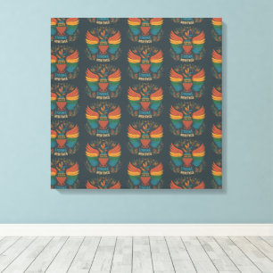 Return Address Label "United Pride Strong Heritage Canvas Print