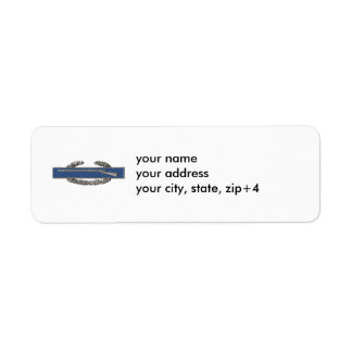 Return address label with CIB