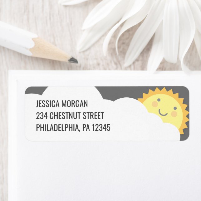 Return Address Label You Are My Sunshine (Insitu)