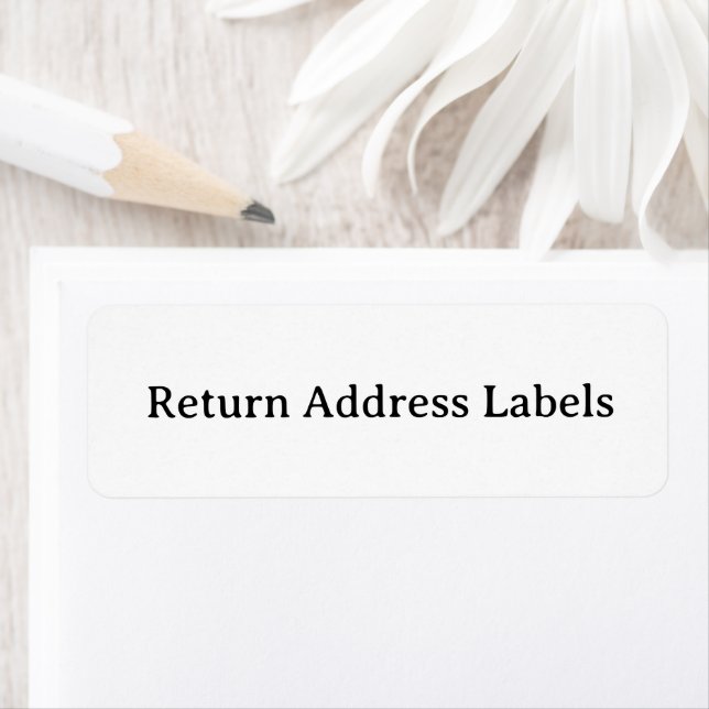 Return Address Labels (Insitu)