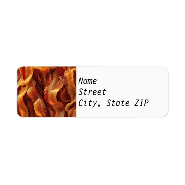Return Address Labels - Bacon (Front)