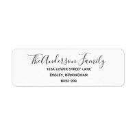 Return Address Labels - Blooming Elegant