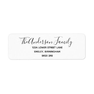 Return Address Labels - Blooming Elegant