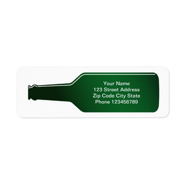 Return address labels | Message in a bottle (Front)