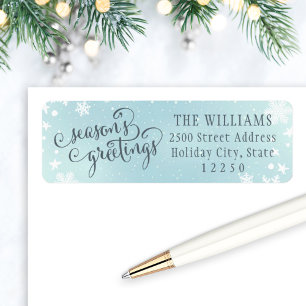 Return Address Labels   Season's Greetings