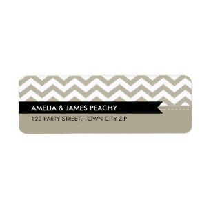 RETURN ADDRESS LABELS :: simple minimal classy