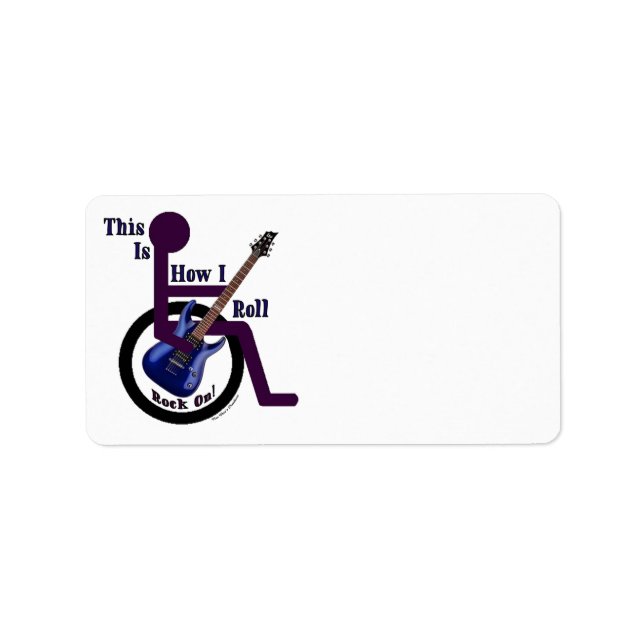 Return Address Labels - This Is How I Roll (Front)