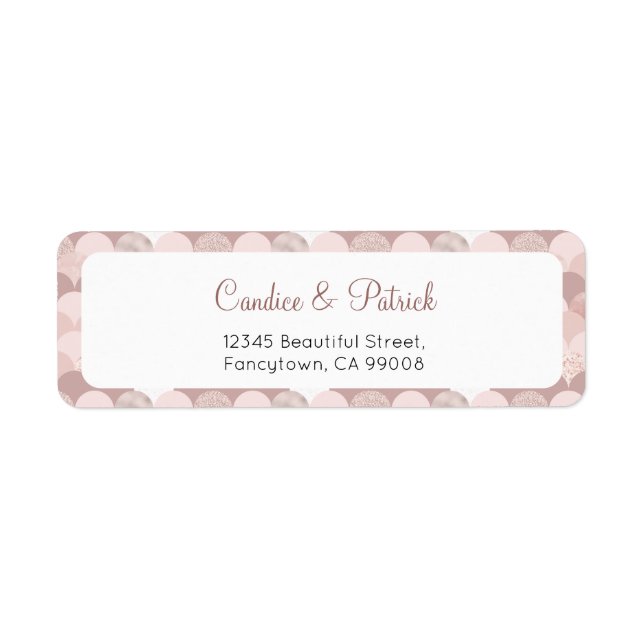 Return Address Labels, Wedding (Front)