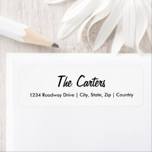 Return Address Labels - Wedding Invite  Stationary