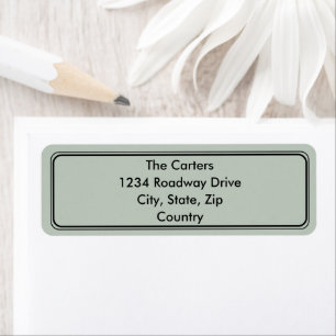 Return Address Labels - Wedding Invite Stationary
