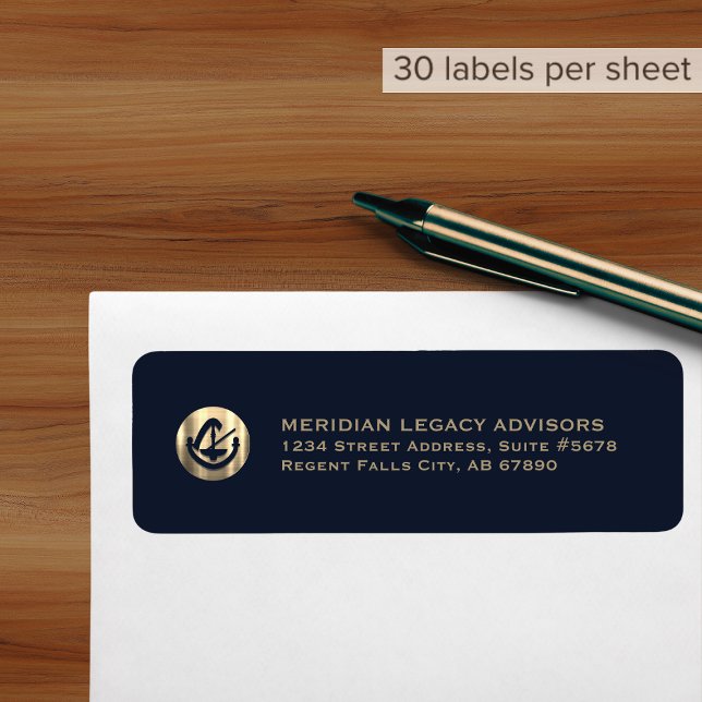 Return Address Labels with Legal Seal Logo (Creator Uploaded)