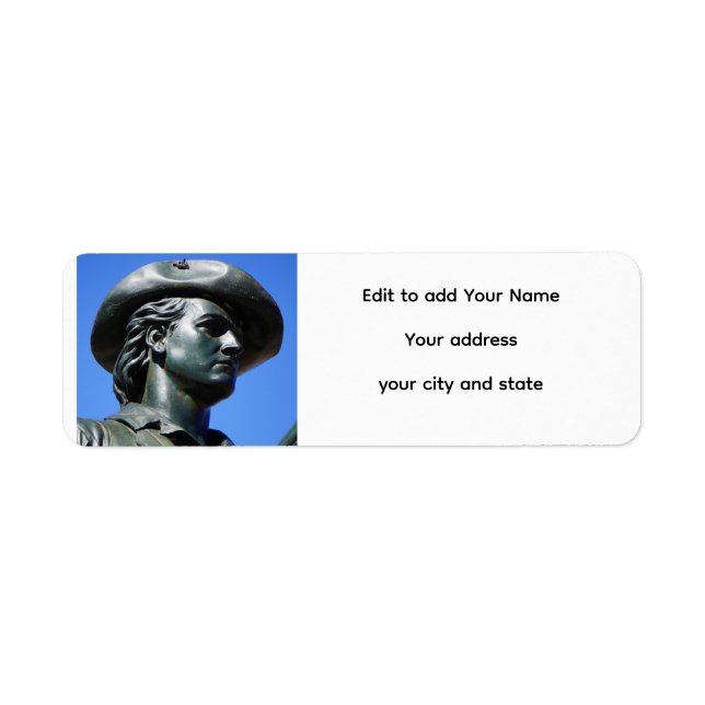 Return address lable Minuteman (Front)