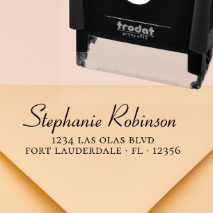 Return Address Minimalist Elegant Personal  Self-inking Stamp