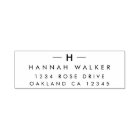 Return Address | Modern Minimal Elegant Monogram
