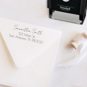 Return Address Modern Self-inking Stamp