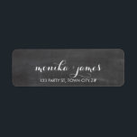 RETURN ADDRESS plain simple script type chalkboard<br><div class="desc">A modern, bold design with a super cute confetti pattern. Setup as a template it is easy to customise with your own text - make it yours! Love the design but want to see it altered - different colour - a different product to complete your branding? No worries - simply...</div>