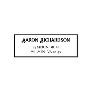 Return Address Self-inking Stamp