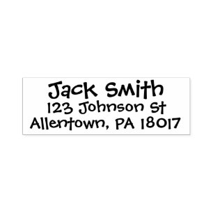Return Address self Inking Stamp