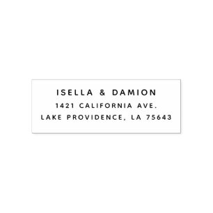 RETURN ADDRESS SELF-INKING STAMP
