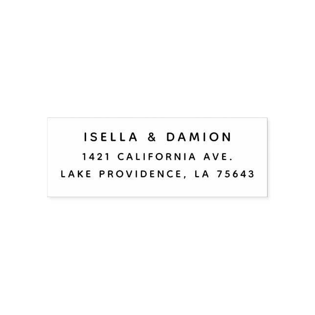 RETURN ADDRESS SELF-INKING STAMP (Design)