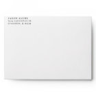 Return Address Simple Classic White Left Aligned