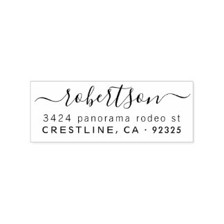 Return address stamp