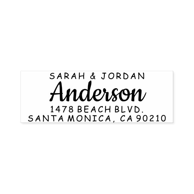 Return Address Stamp, Comic Sans Stamp (Design)
