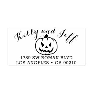 Return address stamp Halloween