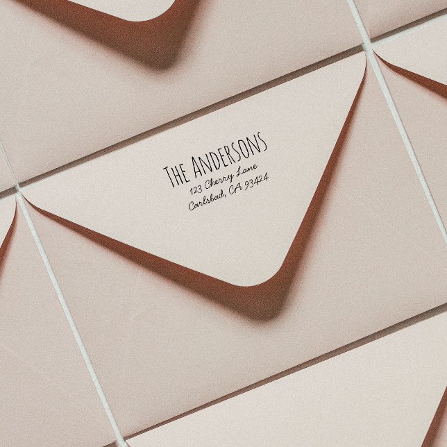 Return Address Stamp | Rae Dunn Inspired Font (Creator Uploaded)