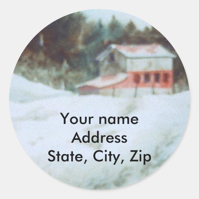 Return Address Sticker (Front)