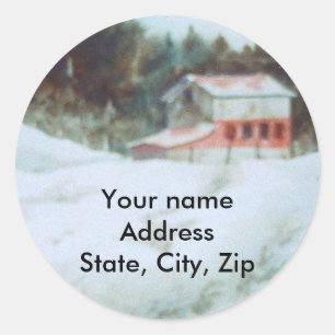 Return Address Sticker