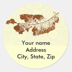 Return Address Sticker