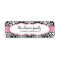 RETURN ADDRESS stylish damask black pastel pink