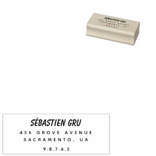 Return Address Wedding Rubber Stamp