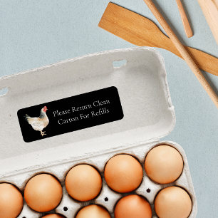 Return Carton Egg Carton Label