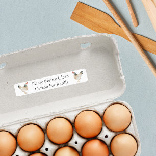 Return Carton Egg Carton Label