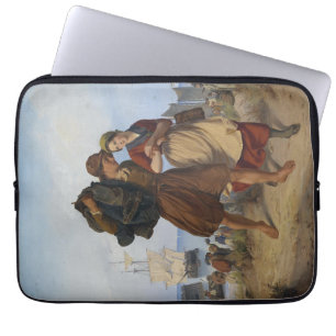 Return of the Fisherman (by Rudolf Jordan) Laptop Sleeve