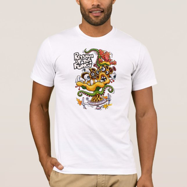 Return of the Fungi White T-Shirt (Front)