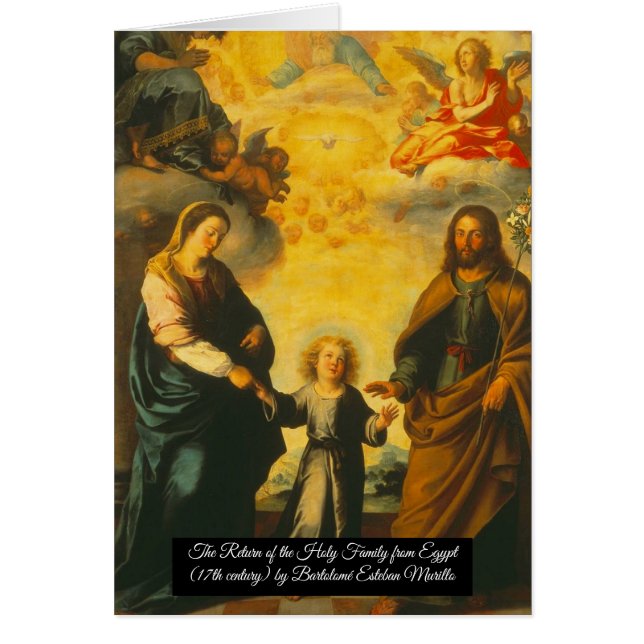 Return of the Holy Family from Egypt  (Front)