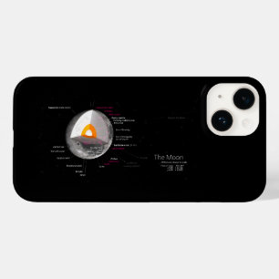 Return of the Moon Diagram Astronomy Orbit Crater  Case-Mate iPhone 14 Case