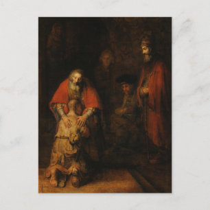 Return of the Prodigal Son by Rembrandt Postcard