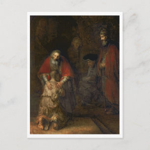 Return of the Prodigal Son, c.1668-69 Postcard