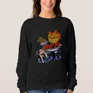 Return Of The Vampurr Cute Cat Cat Cat Owner Hall Sweatshirt