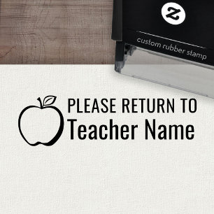 Return To Custom Teacher Name Classroom Self-inking Stamp
