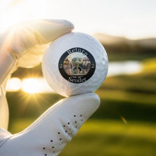 Return to Sender funny alien Golf Balls