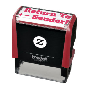 "Return To Sender!" Rubber Stamp