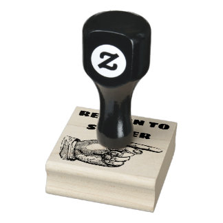 Return to sender rubber stamp